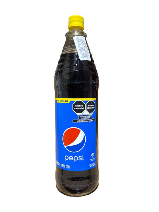 PEPSI MEX. VIDRIO 8/ 1.25 LTS