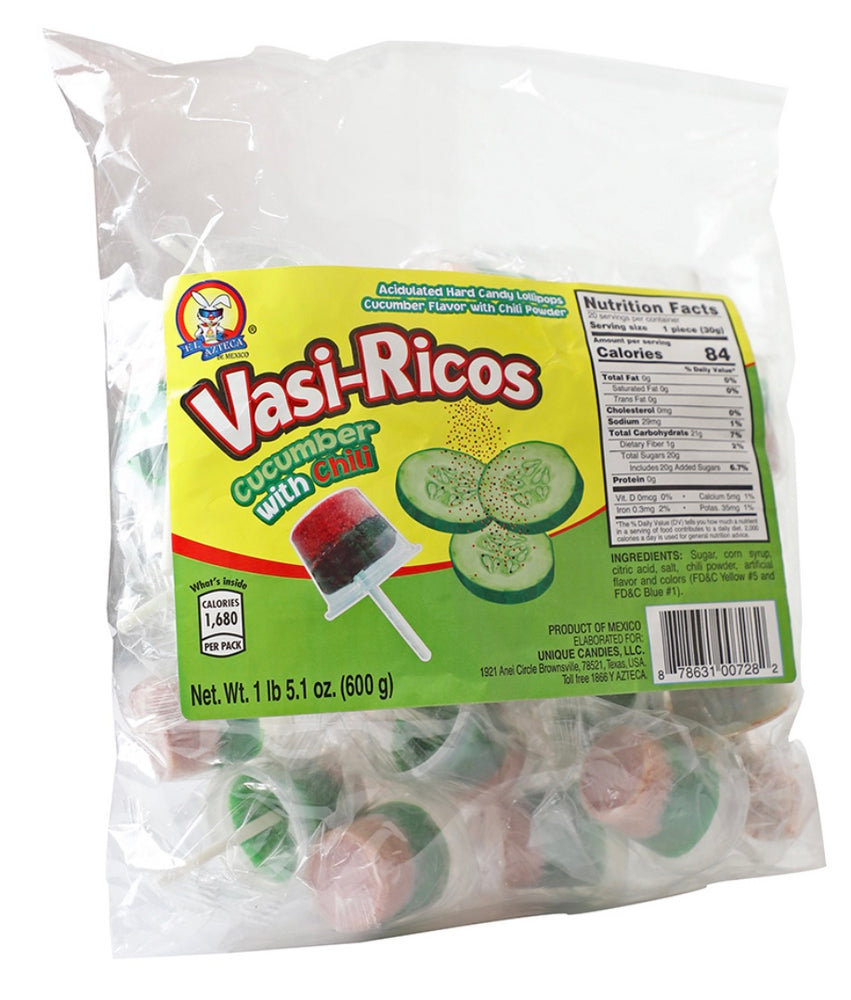 EL AZTECA VASI-RICO PEPINO C/ CHILE 16/ 20pc