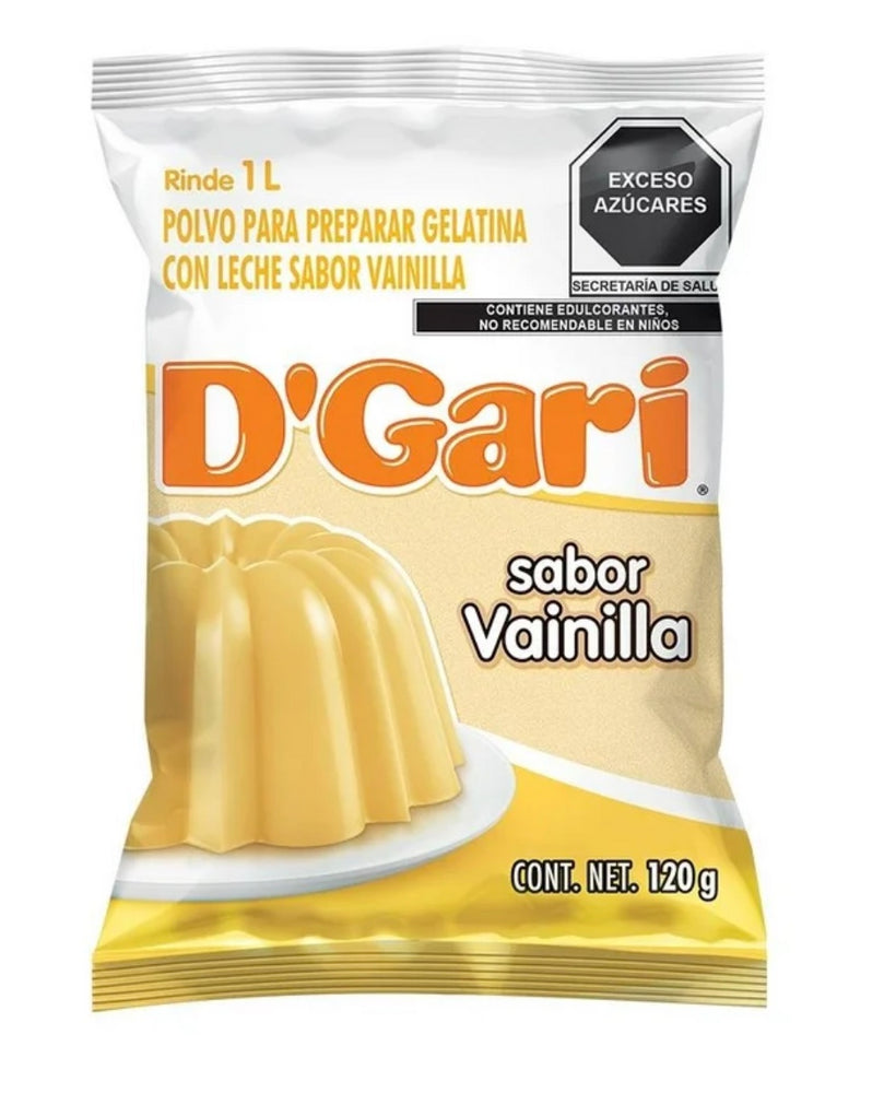 D'GARI VAINILLA 1/50/120gr + 3 gratis