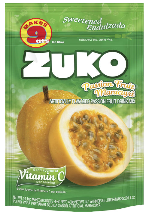 ZUKO PASSION FRUIT FAMILY PACK 12/14.1oz