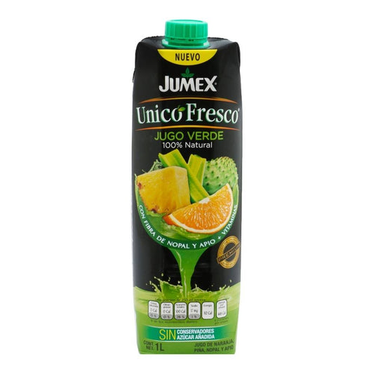 JUMEX UNICO FRESCO JUGO  VERDE 12/ 1L