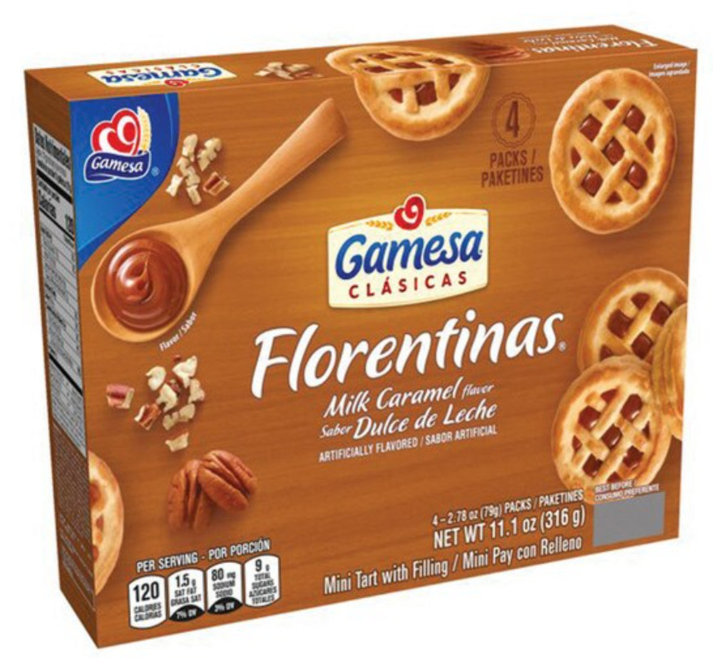 GAMESA FLORENTINA DULCE DE LECHE 12/ 11.1OZ