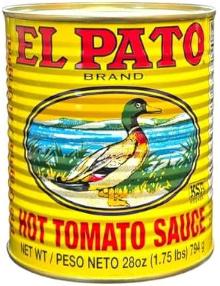 EL PATO MEXICAN HOT SAUCE TOMATOE YELLOW 12/28oz