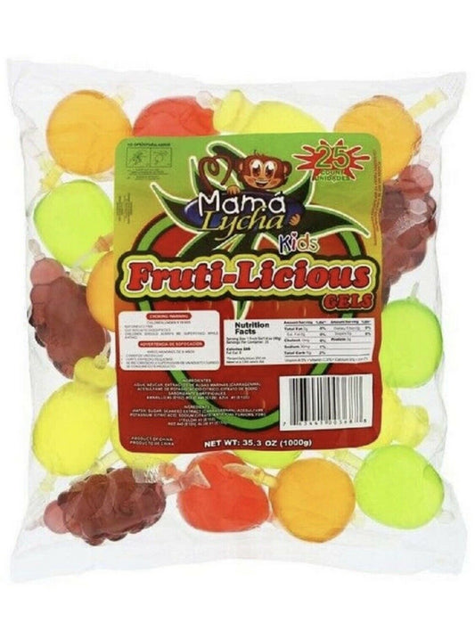 MAMA LYCHA FRUTI LICIOUS GELS 12/ 35.3 OZ