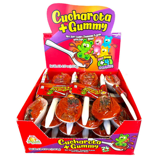 AZTECA CUCHAROTA+GUMMI DISP 12/24PCS