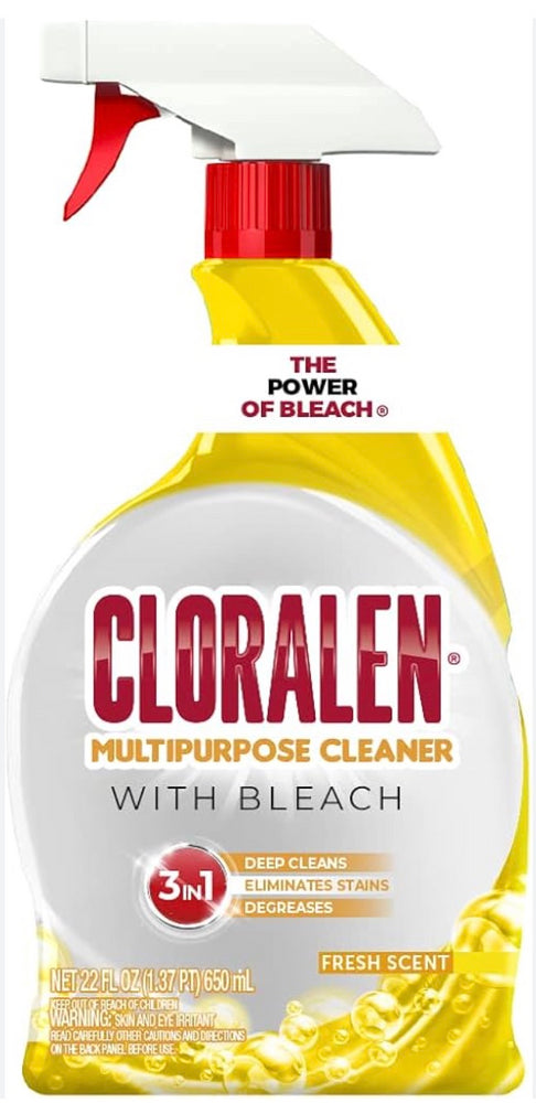 CLORALEN MULTIPURPOSE W/ BLEACH SPRAY 12/22oz