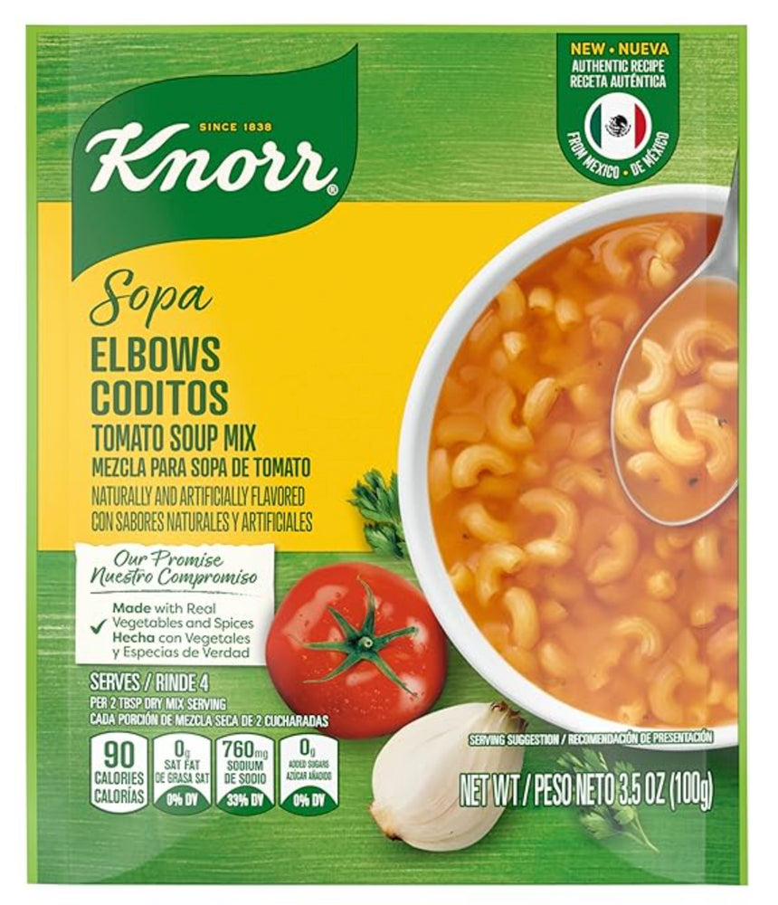 KNORR SOPA DE TOMATE CODITO MIX 12/ 3.5oz