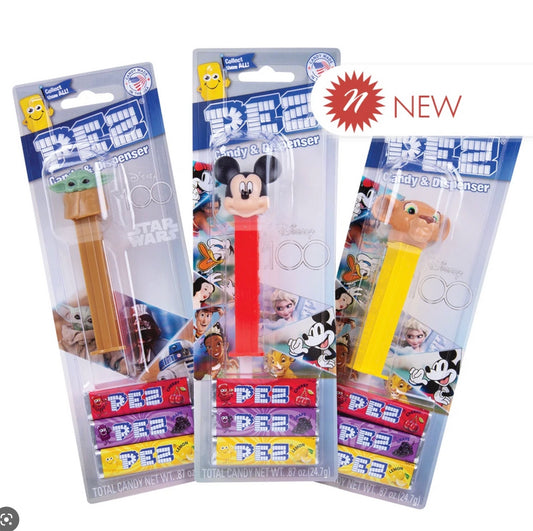 PEZ DISNEY 100 ASSORTMENT 1/12/0.87OZ