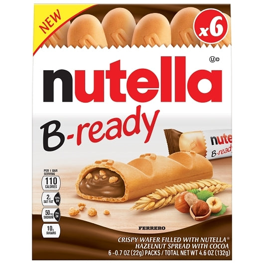 NUTELLA-B-READY WAFER 16/4.6oz