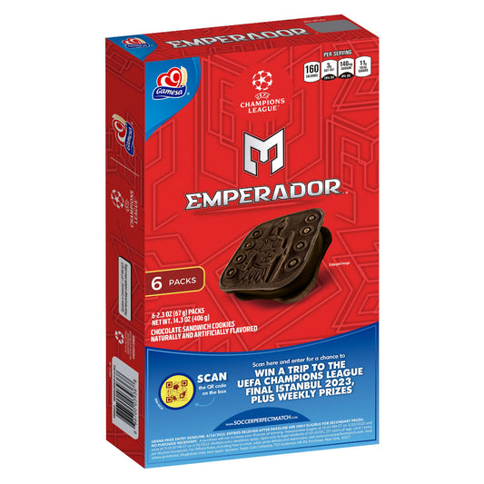 GAMESA EMPERADOR CHOCOLATE 12/ 14.34OZ