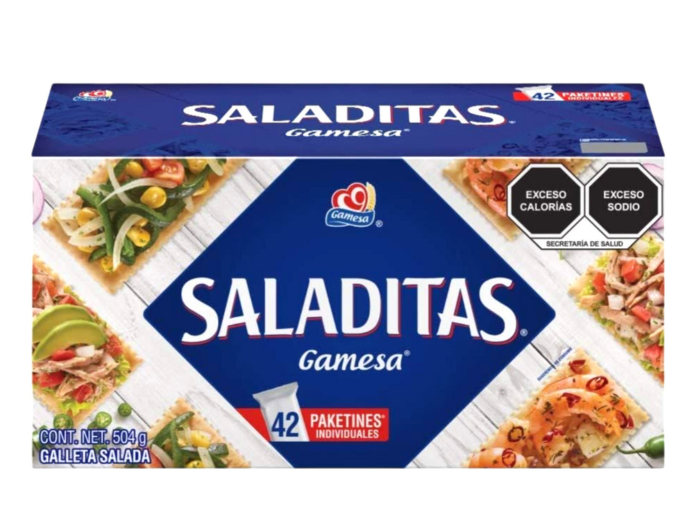 GAMESA GALLETA SALADITAS GAMESA 12/504 GR 17.78OZ (MEXICO)
