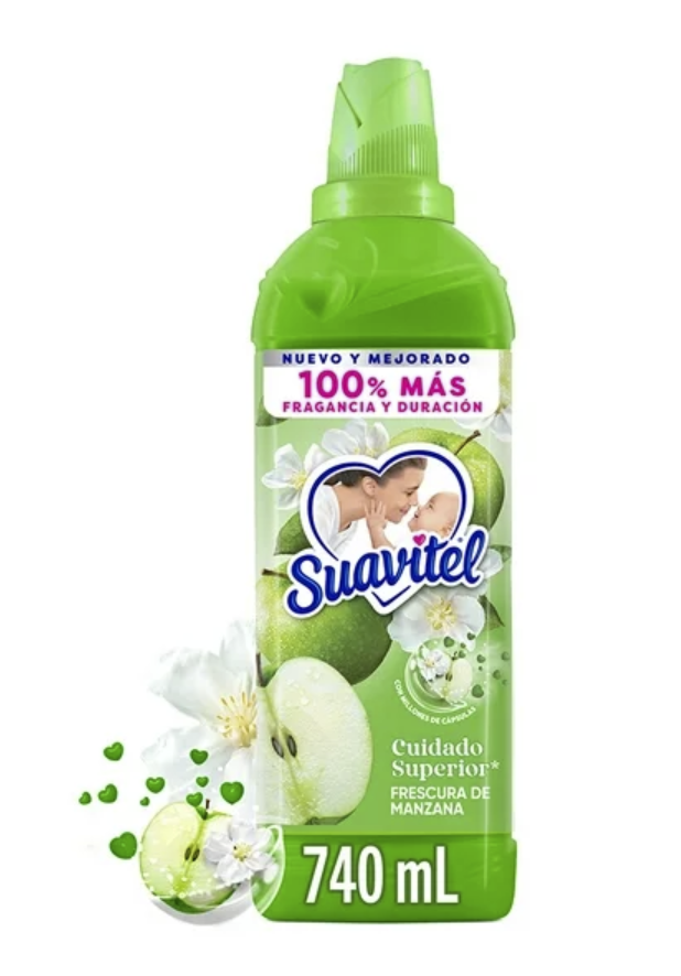 SUAVITEL FRESCURA DE MANZANA 12/740ml