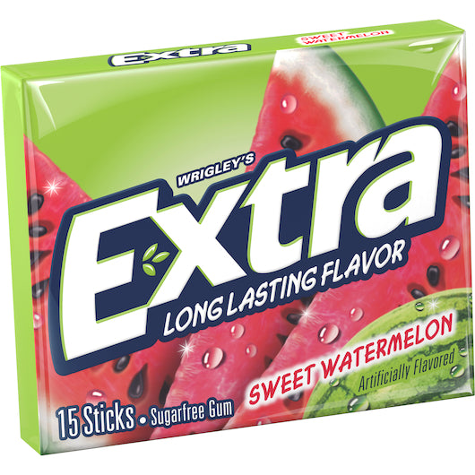 EXTRA SINGLE SERVE FRUIT SENSATIONS SWEET WATERMELON 12/10/15pc