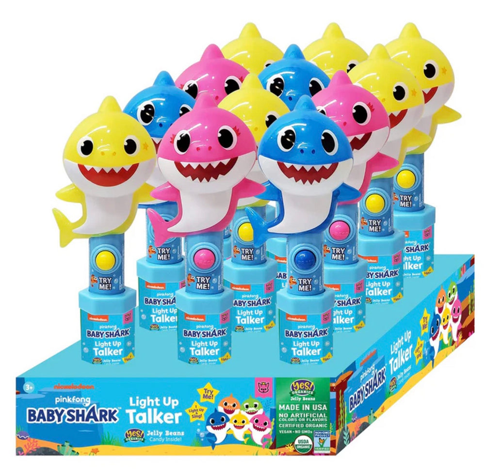 NICKELODEON BABY SHARK CANDY FAN 12/ 0.53oz