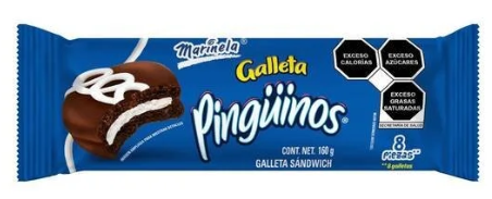 GALLETA MARINELA PINGUINO MEX 12/ 160G