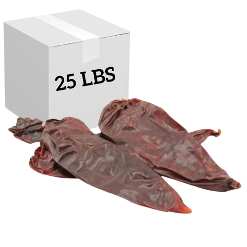 CHILE GUAJILLO PERUANO DESPATADO (PAPRIKA DRY STEMLESS) 25 LBS