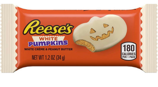REESE'S WHITE CREME PEANUT BUTTER PUMPKINS 36/1.2OZ