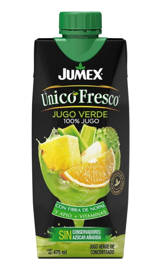 JUMEX TETRA PRISMA JUGO VERDE 12/475ML