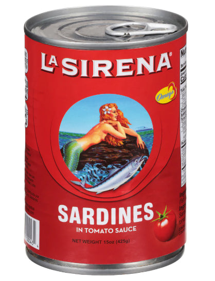 LA SIRENA SARDINES REGULAR TOMATO SAUCE TALL 24/15oz /425gr