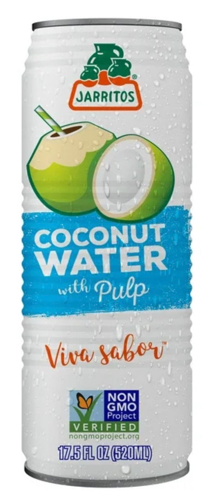 JARRITOS COCOUNT WATER W/ PULP 12/ 17.50oz