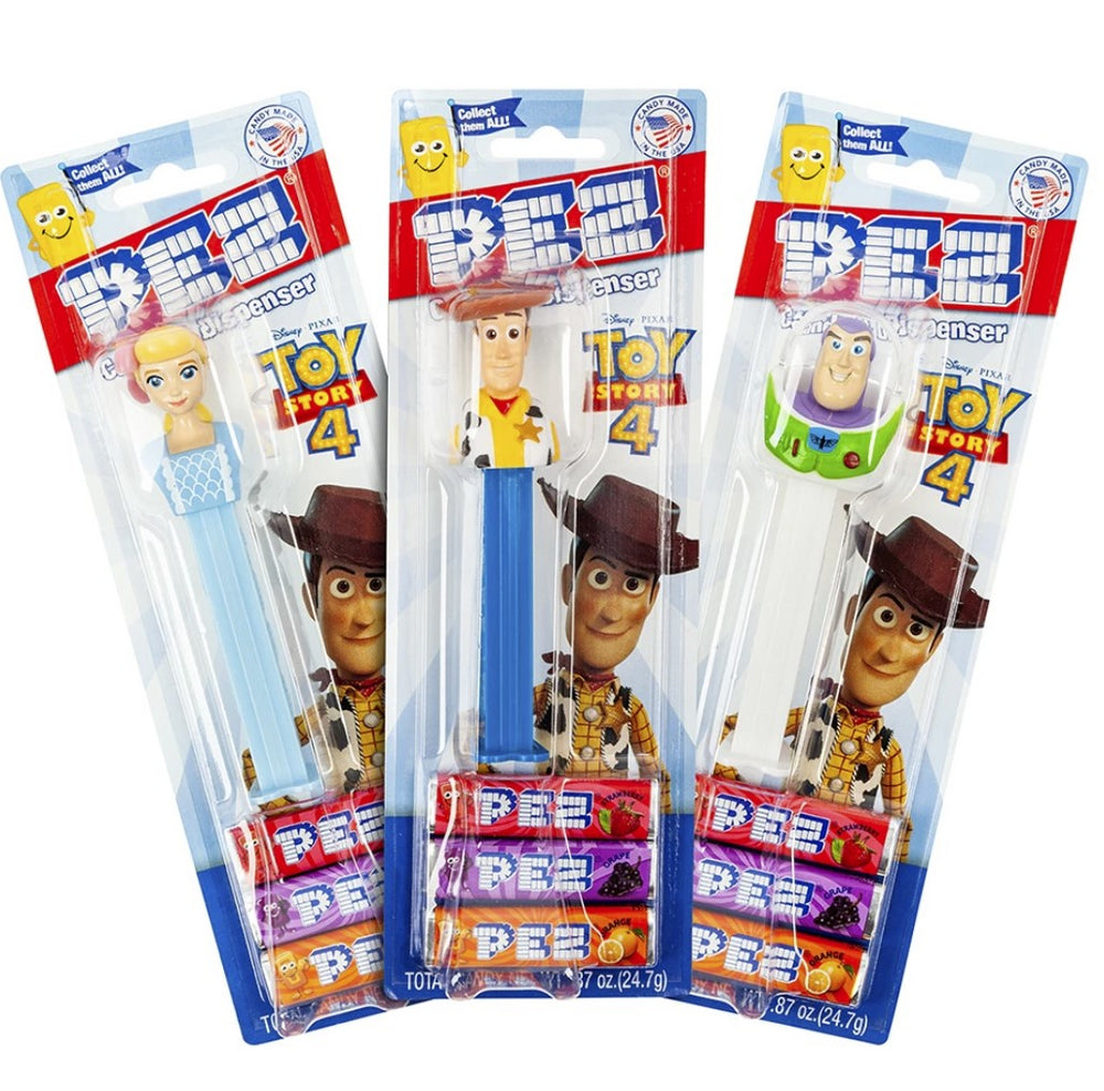 PEZ BLISTER PACK DISNEY PIXAR TOY STORY 12/ .87 OZ
