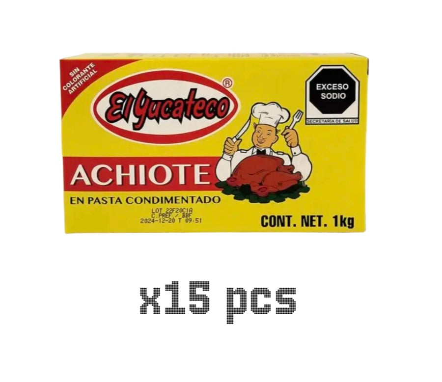 EL YUCATECO ACHIOTE EN PASTA 15/1KG