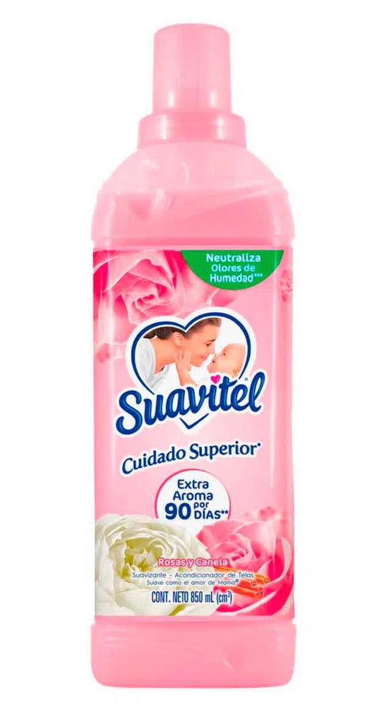 SUAVITEL ROSAS Y CANELA 12/850ML