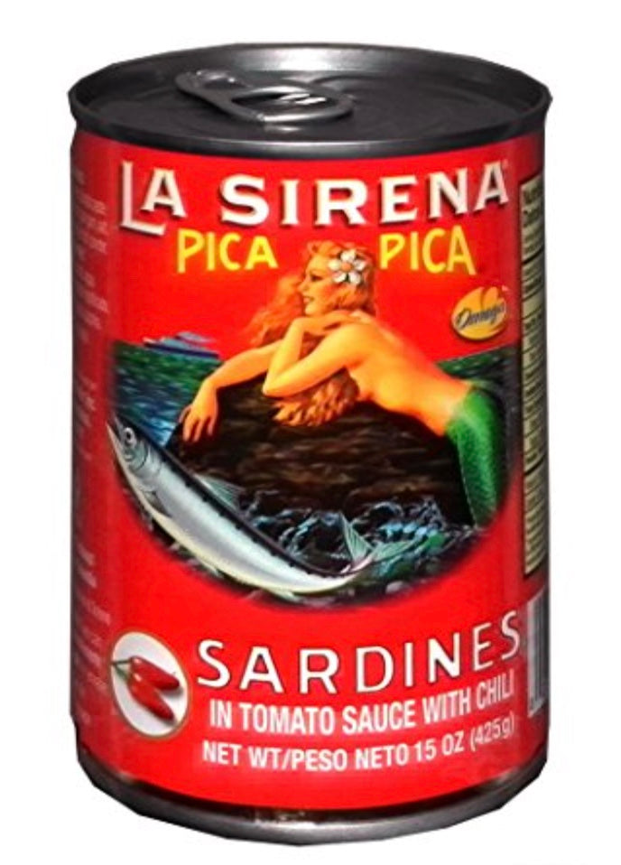 LA SIRENA SARDINES PICA PICA TALL 24 X 15OZ / 425GR.