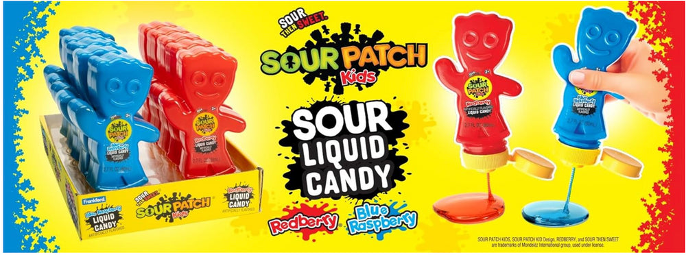 FRANKFORD SOUR PATCH KIDS ASSORTED LIQUID CANDY 4/12ct