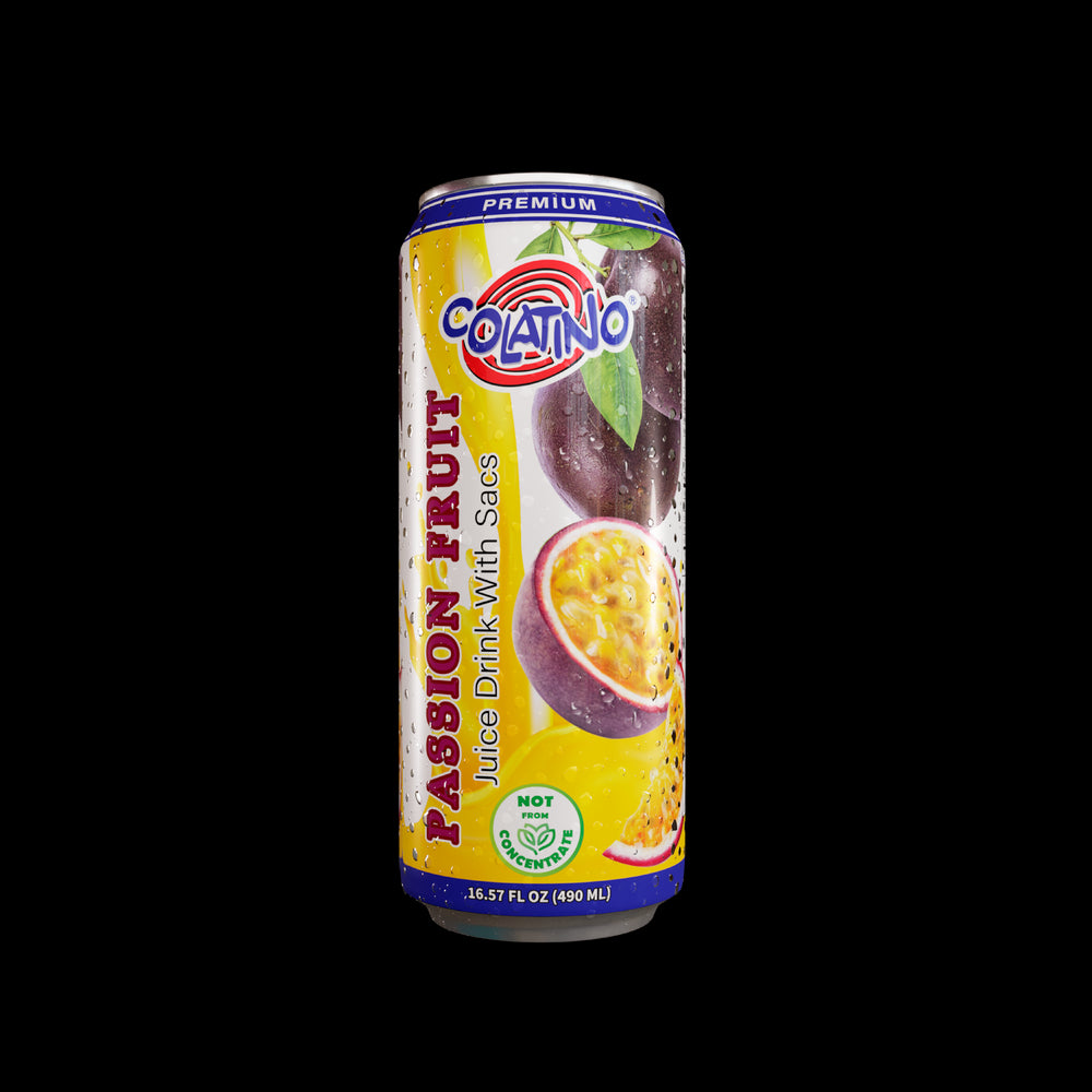 COLATINO JUGO DE MARACUYA CON PULPA 24/490ML