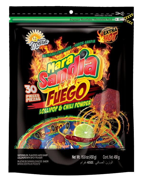 MARA SUPER BAGIX SANDIA FUEGO 8/30pc