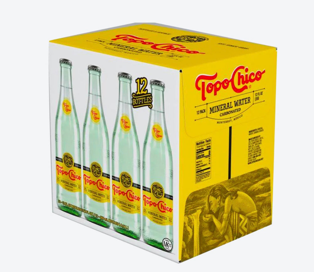 TOPO CHICO 12 PACK MINERAL WATER 12/12oz