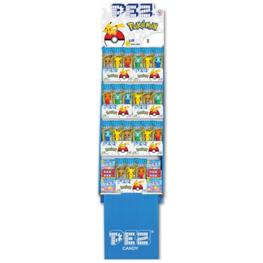 PEZ POKEMON FLOOR DSP ASSORTMENT 1/108/0.58OZ