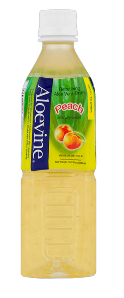 ALOEVINE PEACH 20/500ML (16.9oz)