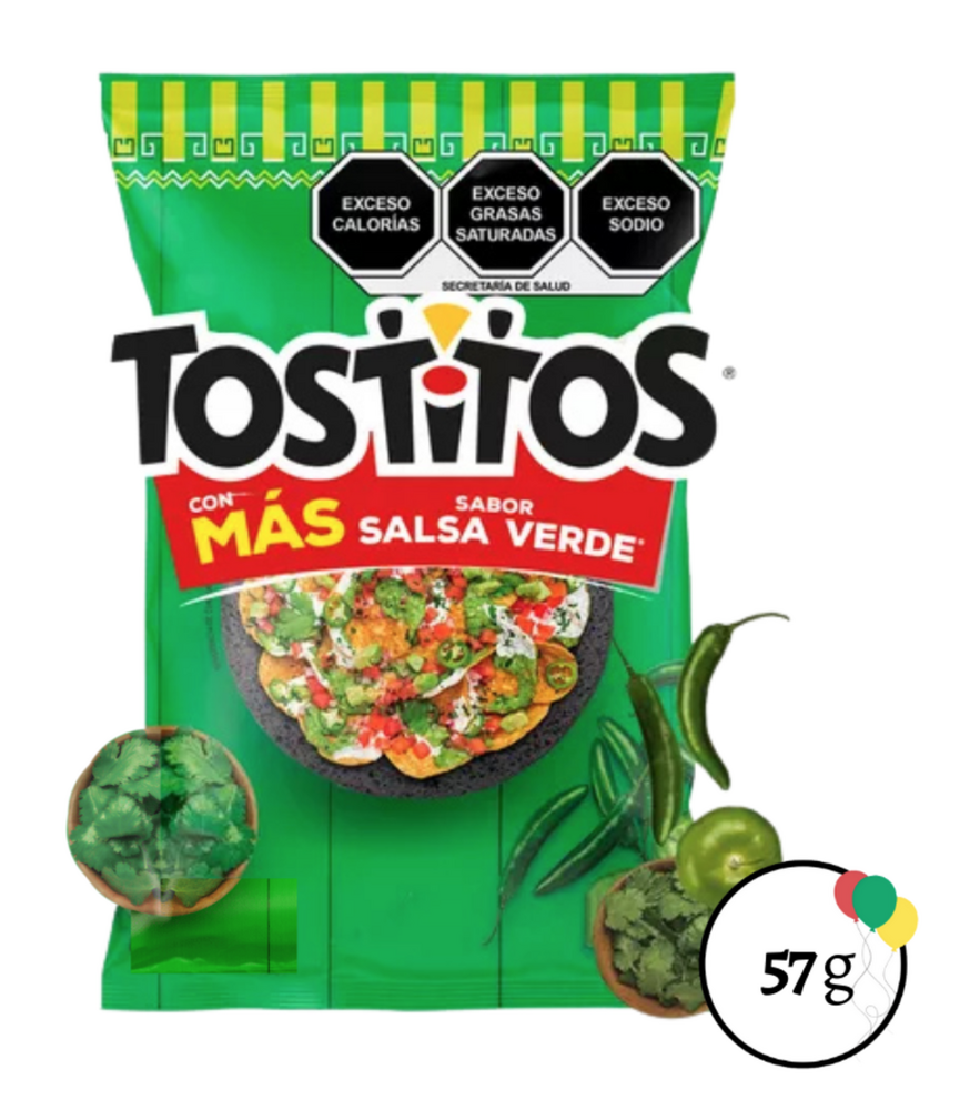 SABRITAS TOSTITOS SALSA VERDE 70/62g