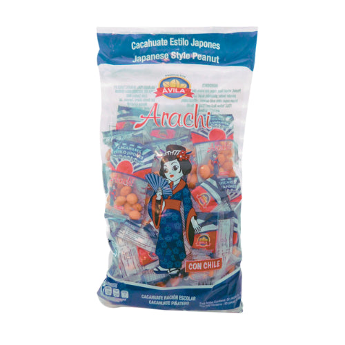 ARACHI JAPANESE C/CHILE POUCH 6/50pc