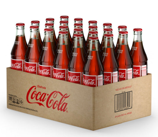 REFRESCO COCA-COLA MEXICANA ETIQUETA ROJA 24/500ML