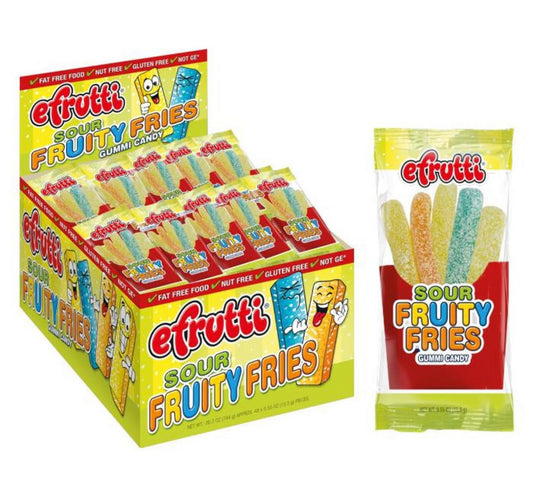 EFRUTTI SOUR FRUITY FRIES DRC 1/8/48/0.55oz