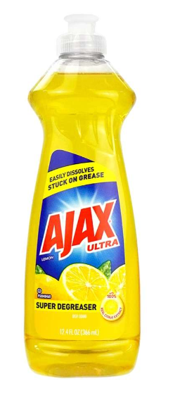 AJAX DISH LIQUID SOAP ULTRA LEMON SCENT TRIPLE ACTION 20/12.14floz