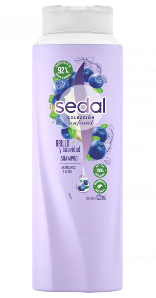 SHAMPOO SEDAL BRILLO Y SUAVIDAD 12/ 620ML