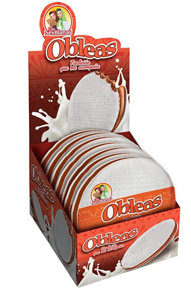 SEVILLANAS OBLEA MEDIANA C/CAJETA  DISPLAY 6/20/ 1.41oz