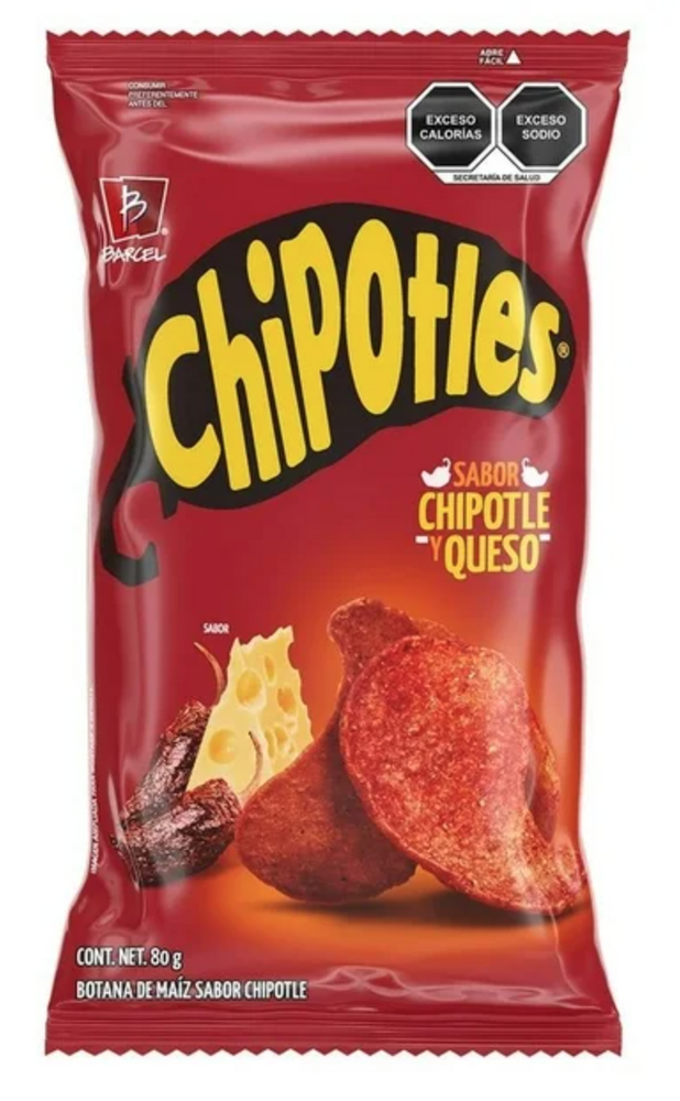 SABRITAS MEX BARCEL CHIPOTLE 18/200g