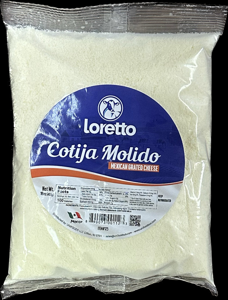 LORETTO COTIJA MOLIDO 12/16OZ