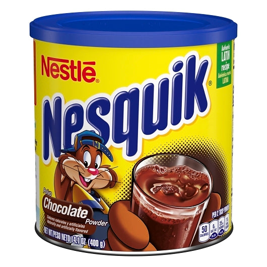 NESTLE NESQUICK CHOCOLATE FLAVOR POWDER 12/ 14.1oz