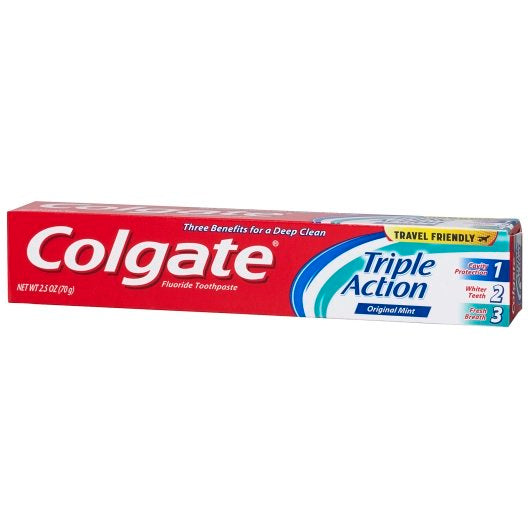 COLGATE TOOTHPASTE TRIPLE ACTION ANTICAVITY 4/6/2.5oz