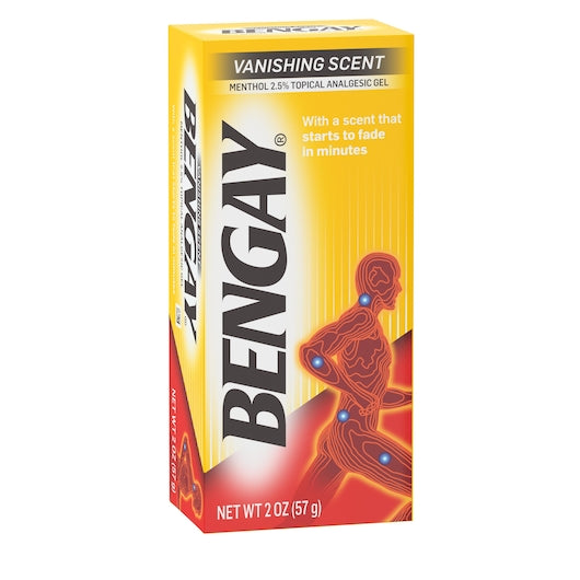 BENGAY VANISHING SCENT GEL 12/ 3/2oz