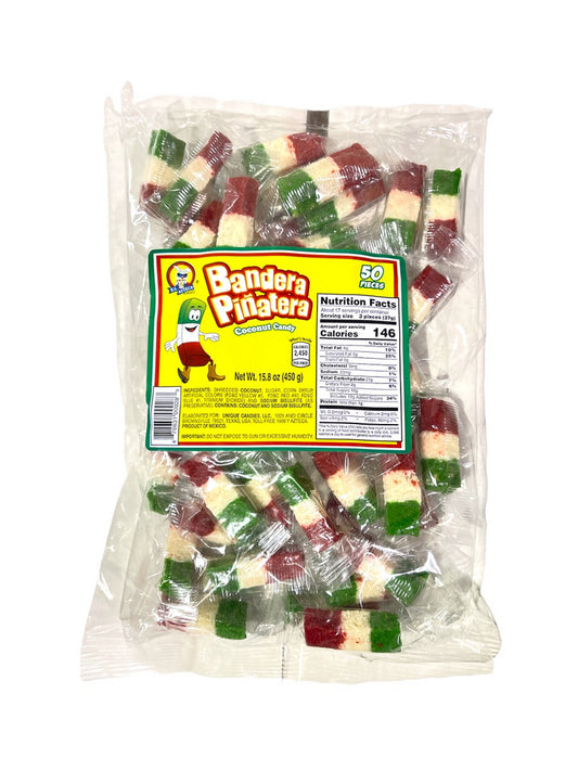 AZTECA BANDERA DE COCO PIÑATERA 28/50