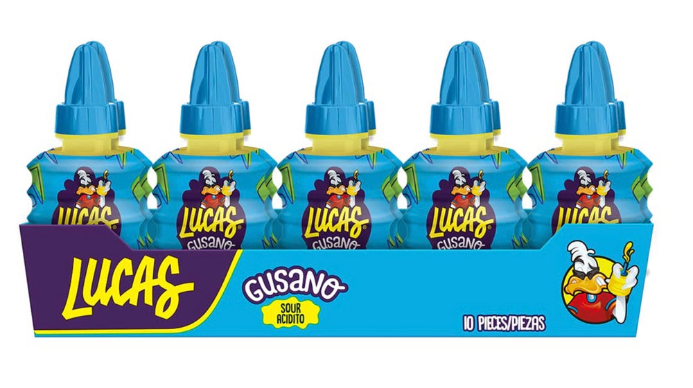 LUCAS GUSANO SOUR 30/ 10pc