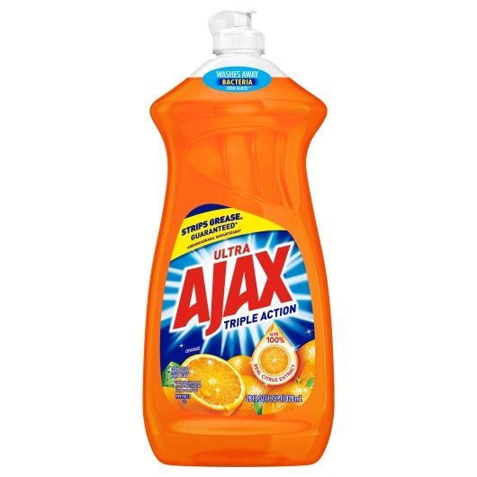 AJAX DISHWASHING LIQUID ANTI-BACTERIAL ORANGE 9/ 28oz