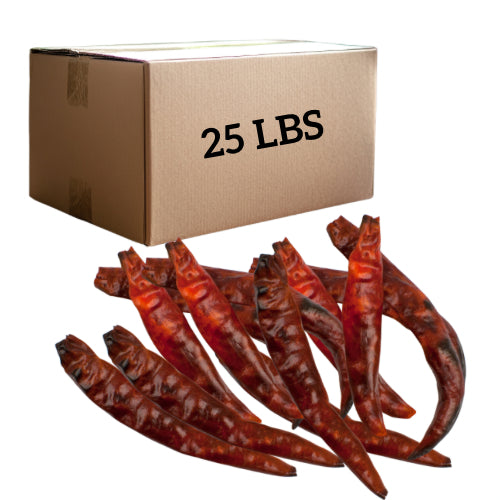 CHILE DE ARBOL TOSTADO 25 LBS